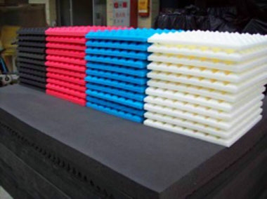 彩色金字塔吸音棉