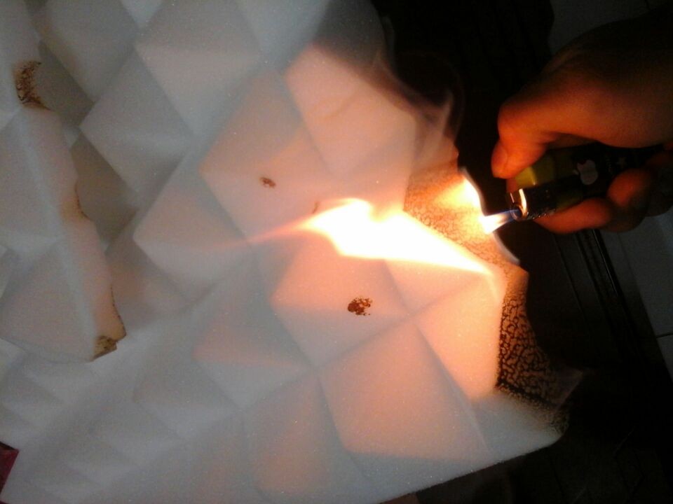 金字塔防火海绵